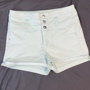 High waisted shorts